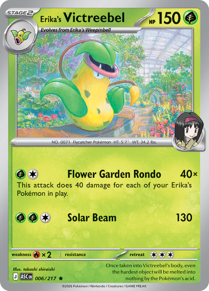 Erika's Victreebel — Ascended Heroes 6