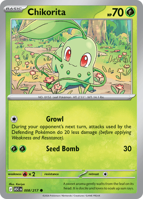 Chikorita — Ascended Heroes 8