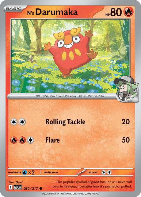 N's Darumaka — Ascended Heroes 32