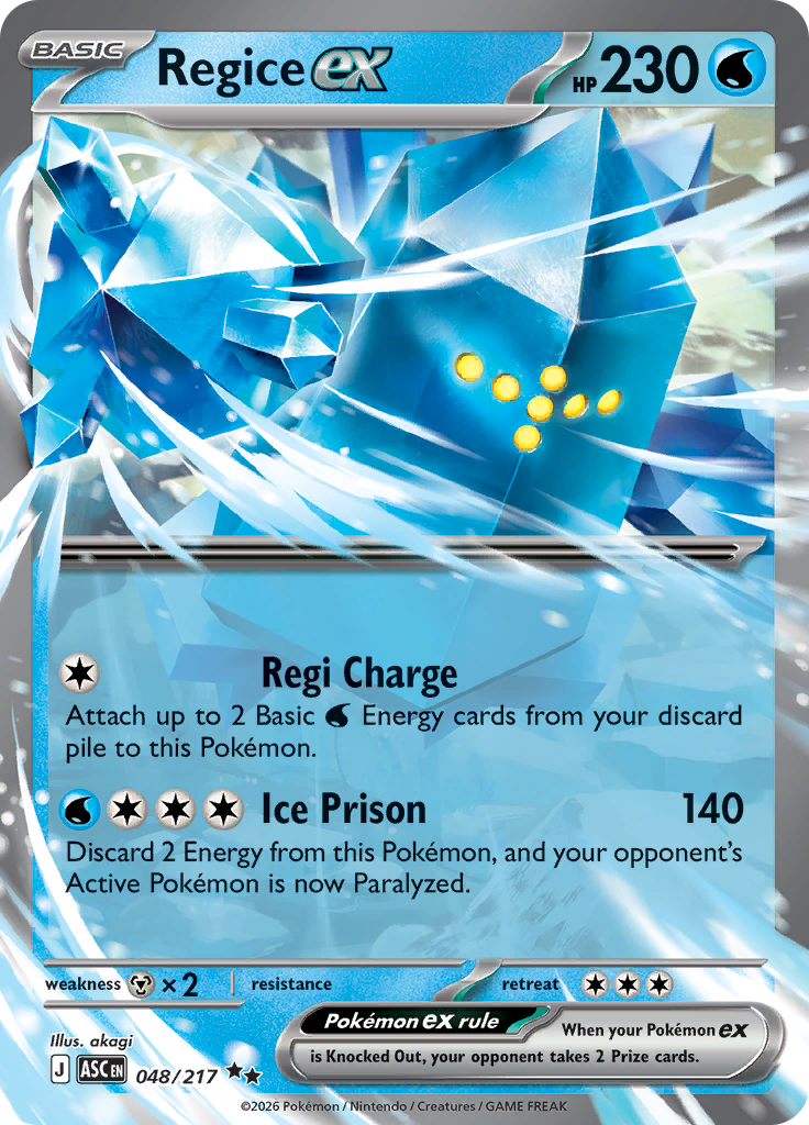 Regice ex — Ascended Heroes 48