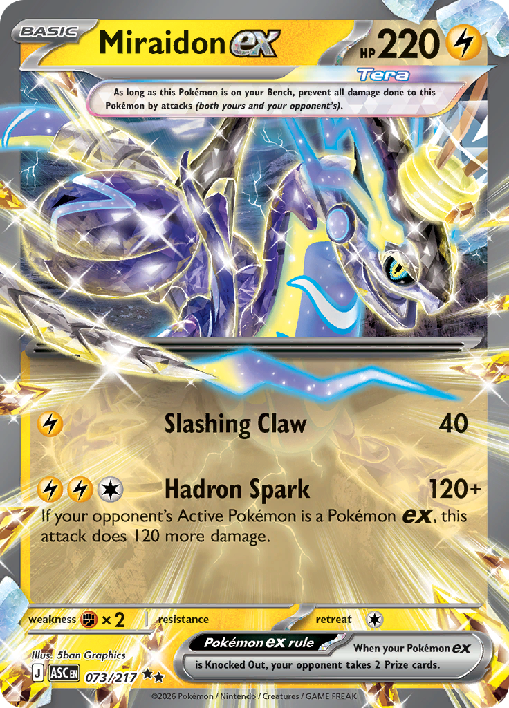 Miraidon ex — Ascended Heroes 73