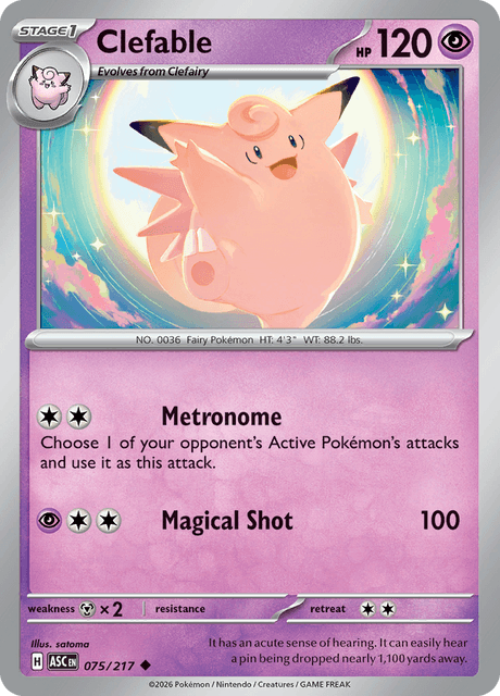 Clefable — Ascended Heroes 75
