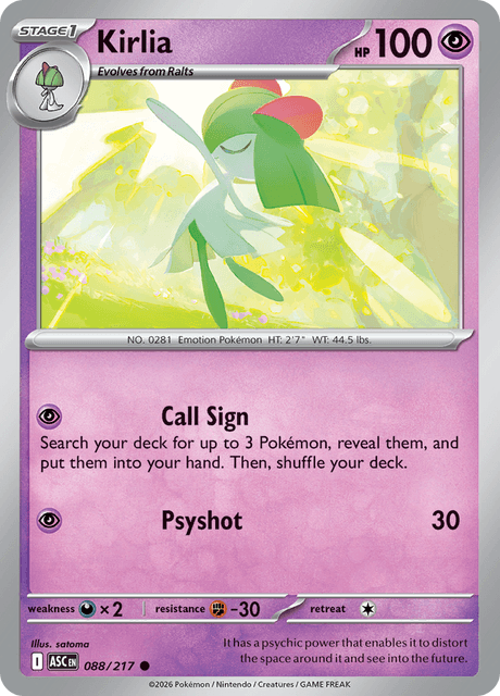 Kirlia — Ascended Heroes 88