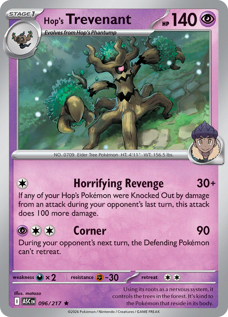 Hop's Trevenant — Ascended Heroes 96