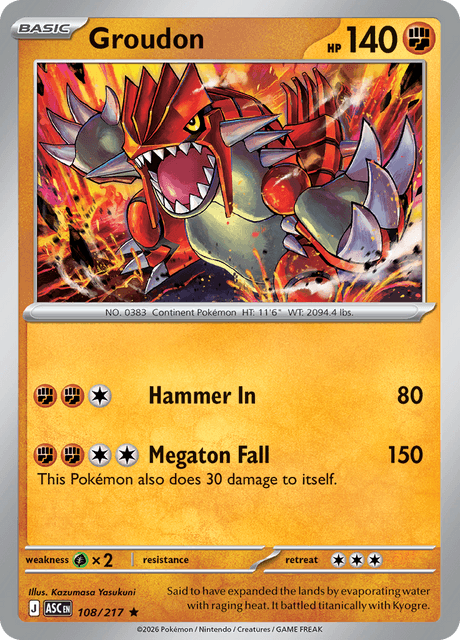 Groudon — Ascended Heroes 108