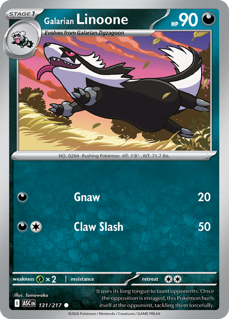 Galarian Linoone — Ascended Heroes 131