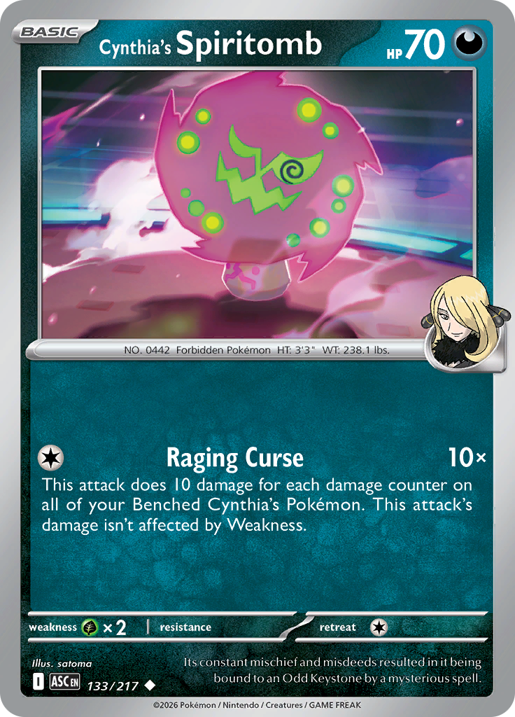 Cynthia's Spiritomb — Ascended Heroes 133
