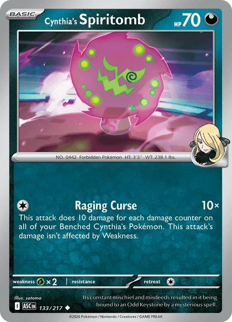 Cynthia's Spiritomb — Ascended Heroes 133