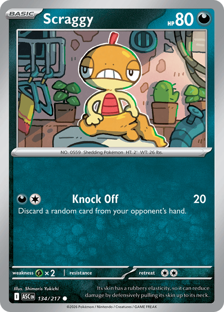 Scraggy — Ascended Heroes 134