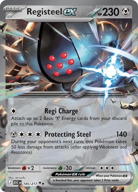 Registeel ex — Ascended Heroes 145