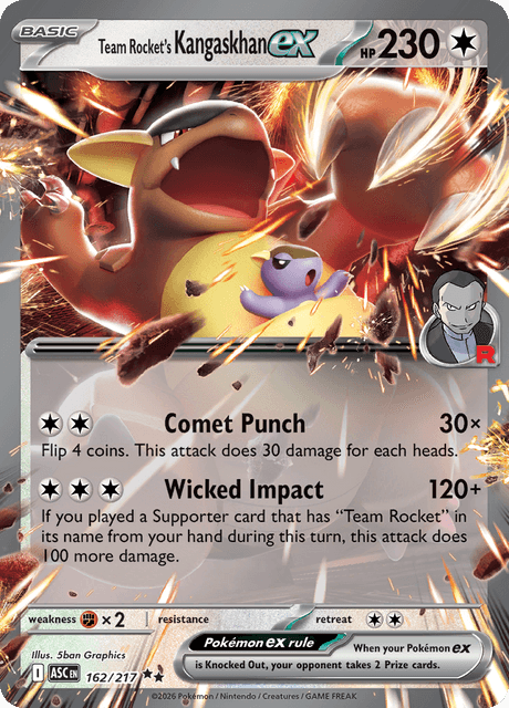 Team Rocket's Kangaskhan ex — Ascended Heroes 162