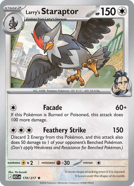 Larry's Staraptor — Ascended Heroes 170