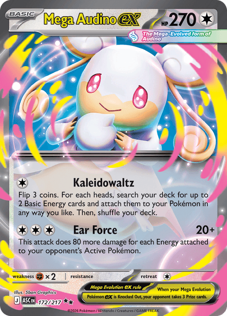 Mega Audino ex — Ascended Heroes 172