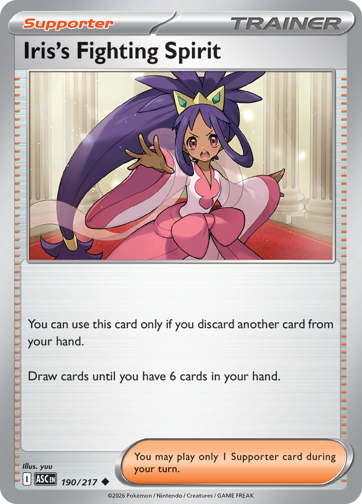 Iris's Fighting Spirit — Ascended Heroes 190