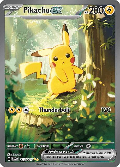 Pikachu ex — Ascended Heroes 276