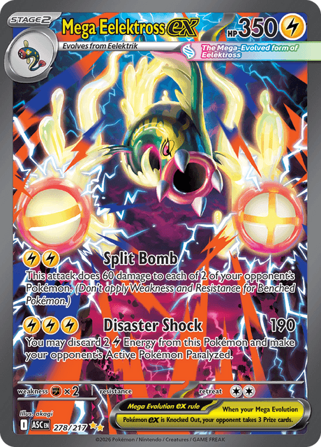 Mega Eelektross ex — Ascended Heroes 278