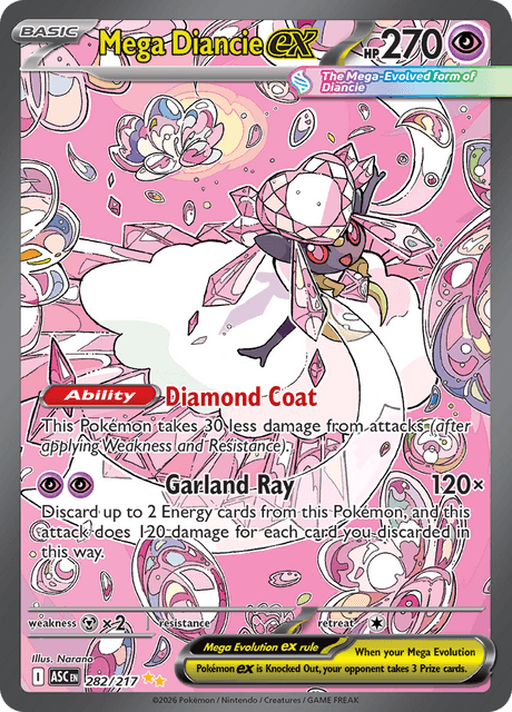 Mega Diancie ex — Ascended Heroes 282