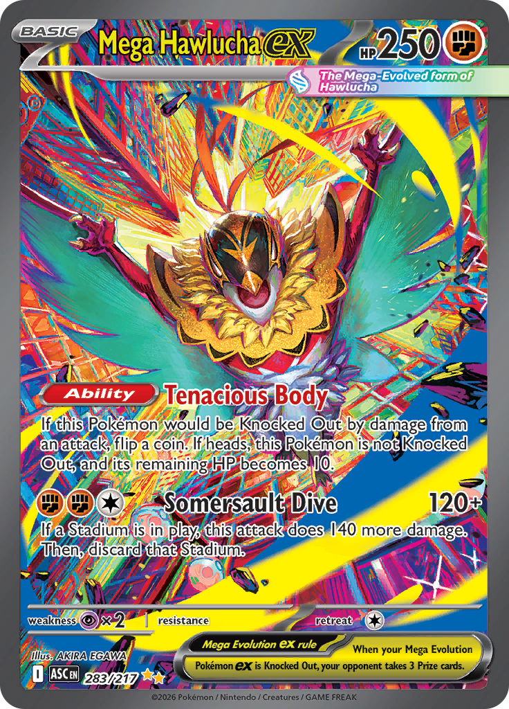 Mega Hawlucha ex — Ascended Heroes 283