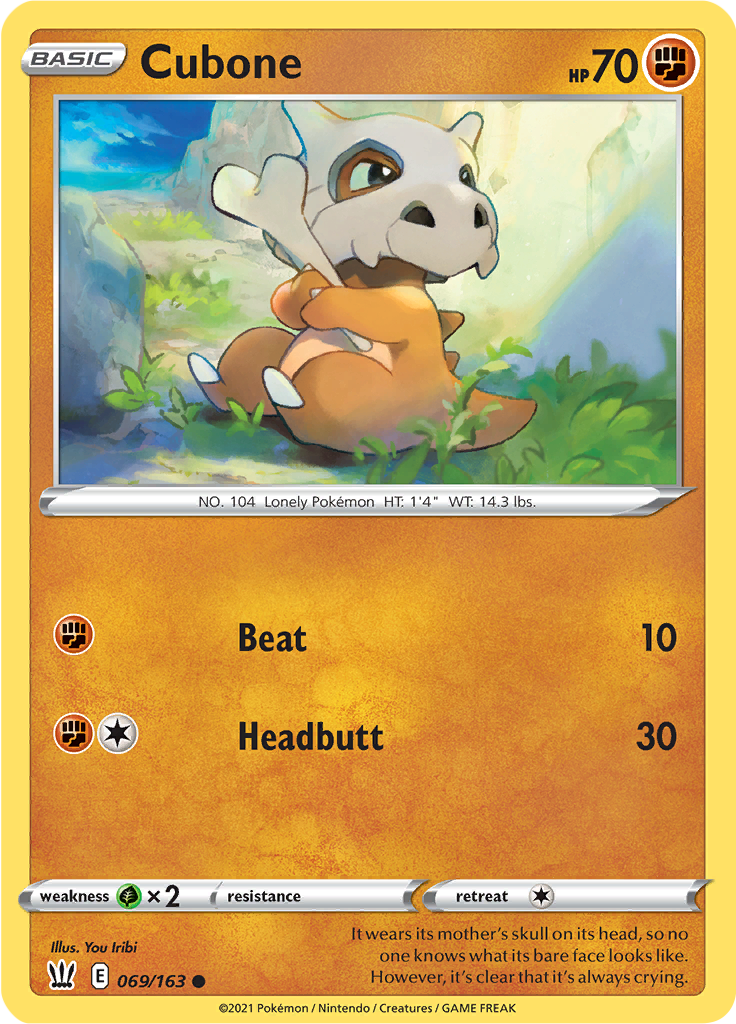 Cubone Battle Styles BST 69 Limitless