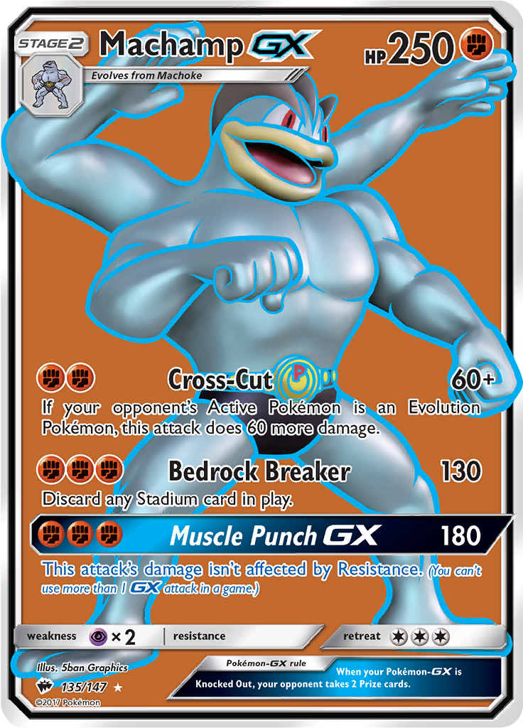 Machamp-GX - Burning Shadows (BUS) #135 – Limitless