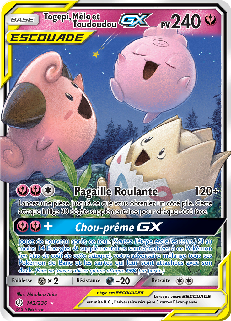 Togepi Melo Et Toudoudou Gx Eclipse Cosmique Cec 143 Limitless