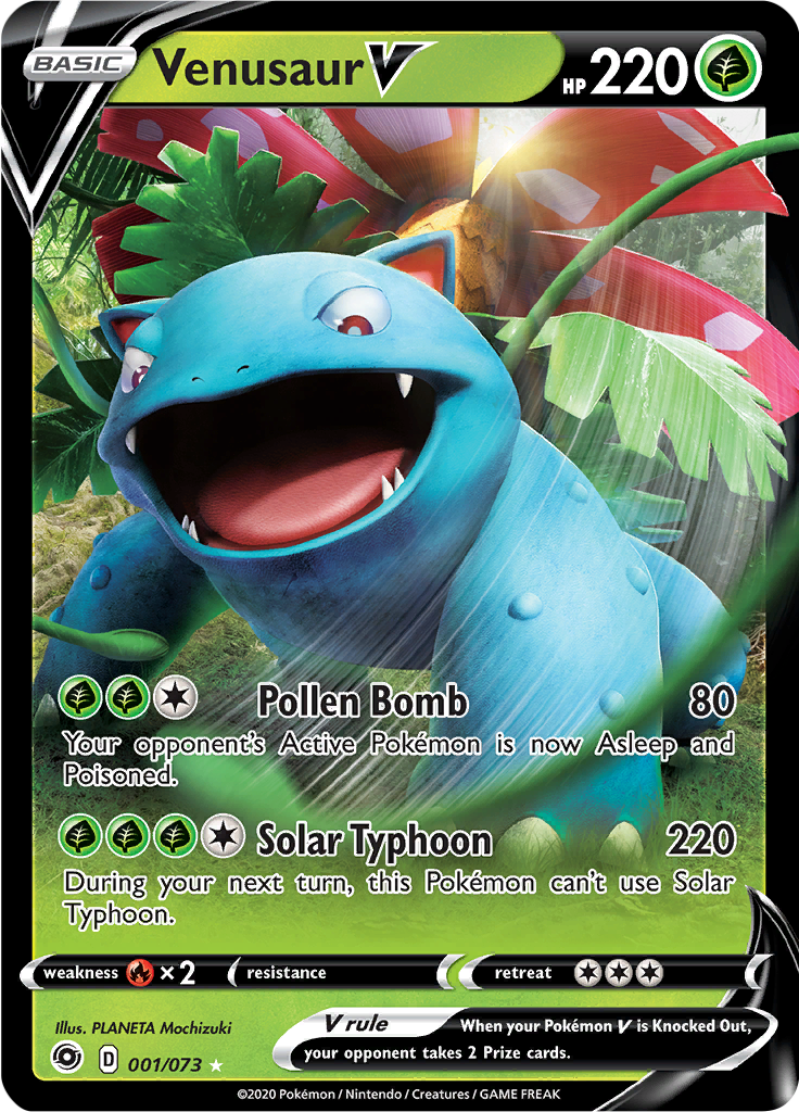 Venusaur V Champion's Path (CPA) 1 Limitless