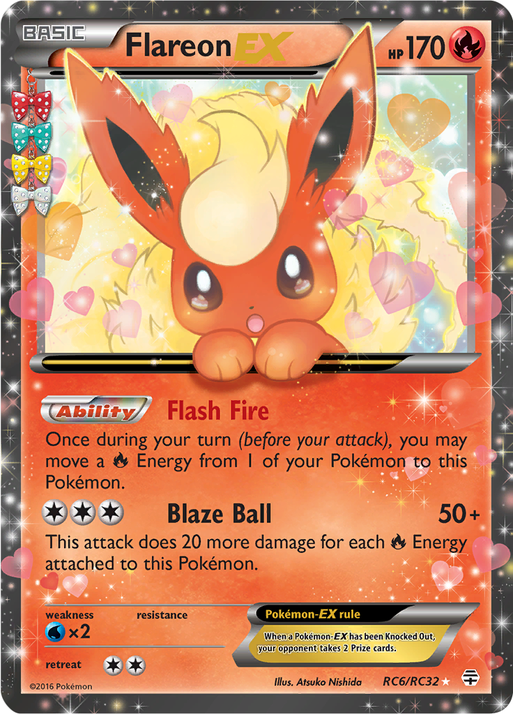 Flareon-EX - Generations (GEN) #RC6 – Limitless