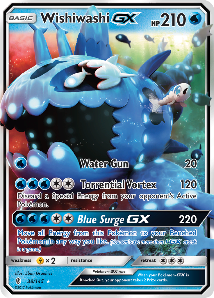 Wishiwashi-GX - Guardians Rising (GRI) #38 – Limitless