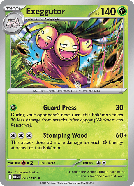 Exeggutor — Mega Evolution 5