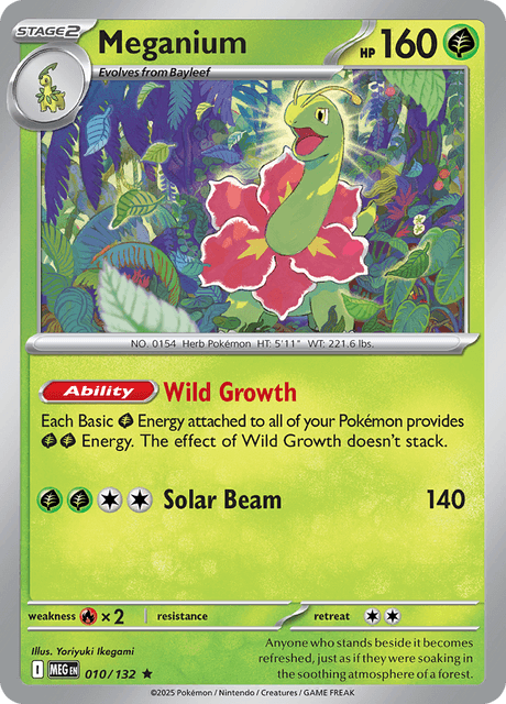 Meganium — Mega Evolution 10