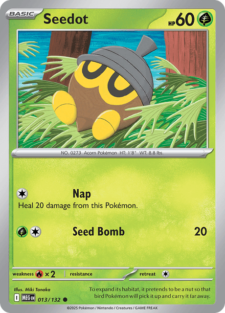 Seedot — Mega Evolution 13