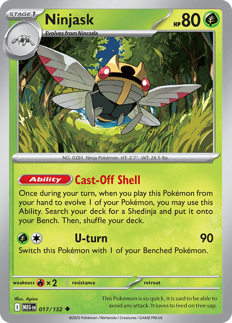 Ninjask — Mega Evolution 17