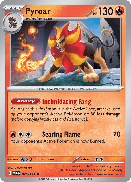 Pyroar — Mega Evolution 24