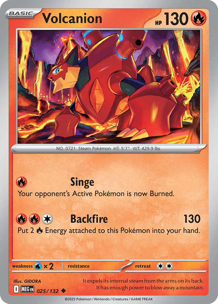 Volcanion — Mega Evolution 25