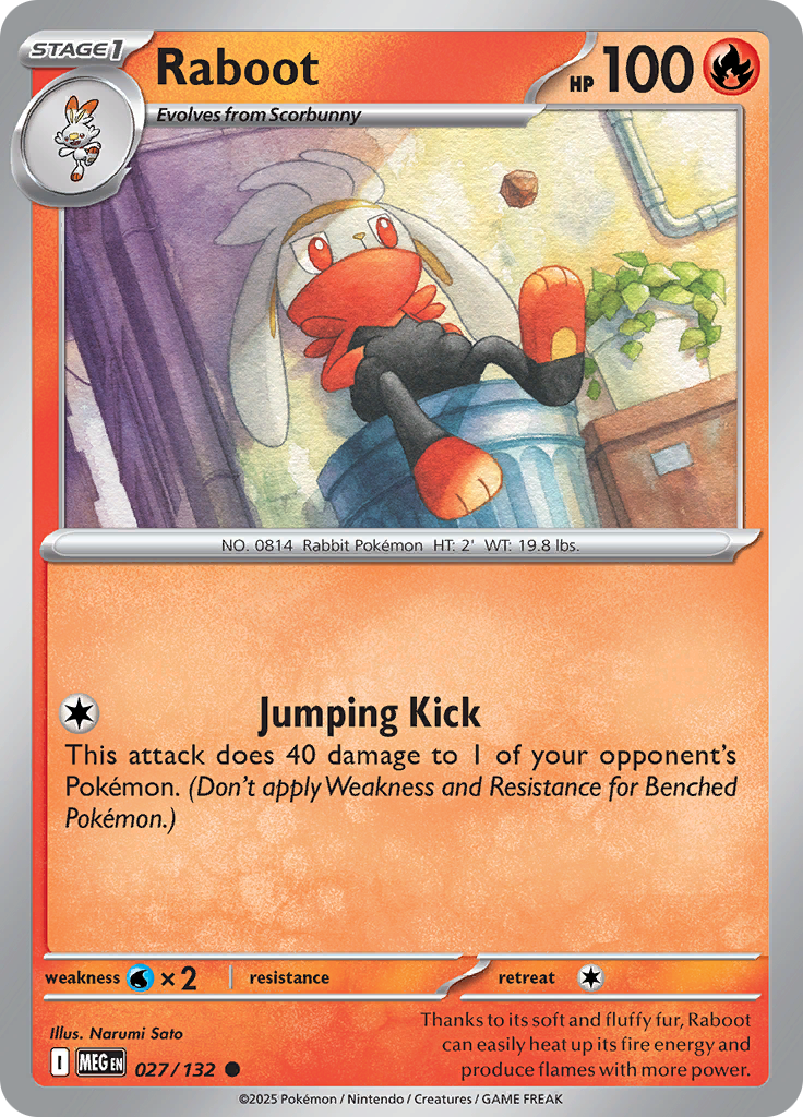Raboot — Mega Evolution 27