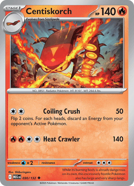 Centiskorch — Mega Evolution 30