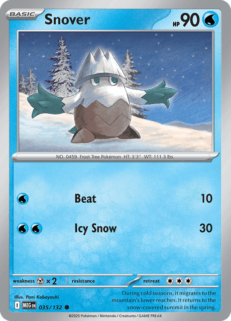 Snover — Mega Evolution 35