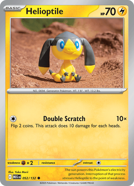 Helioptile — Mega Evolution 52