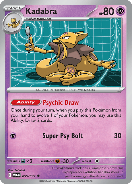 Kadabra — Mega Evolution 55