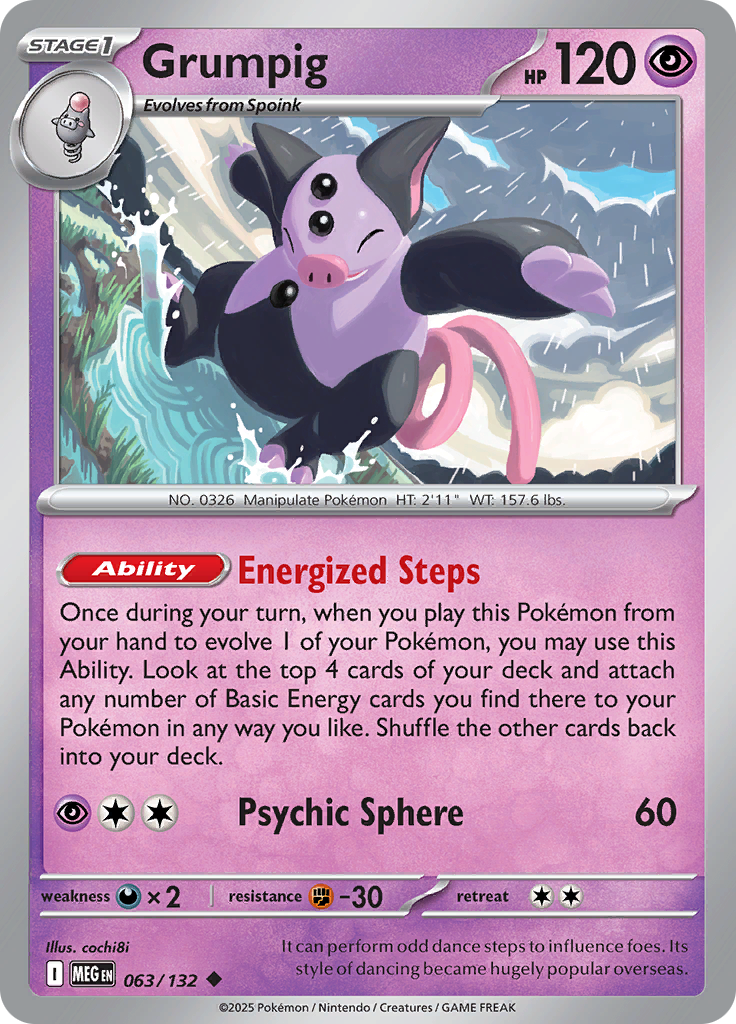 Grumpig — Mega Evolution 63