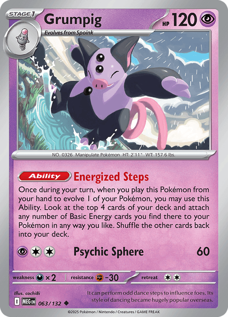 Grumpig — Mega Evolution 63