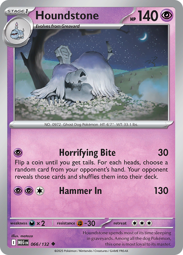 Houndstone — Mega Evolution 66