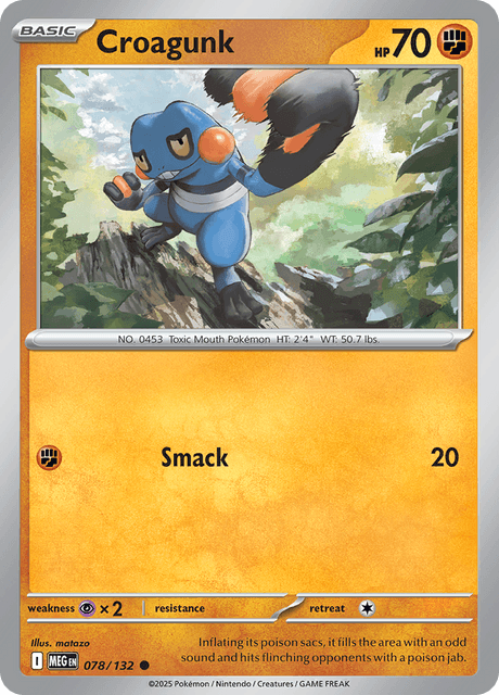 Croagunk — Mega Evolution 78