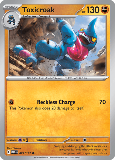 Toxicroak — Mega Evolution 79