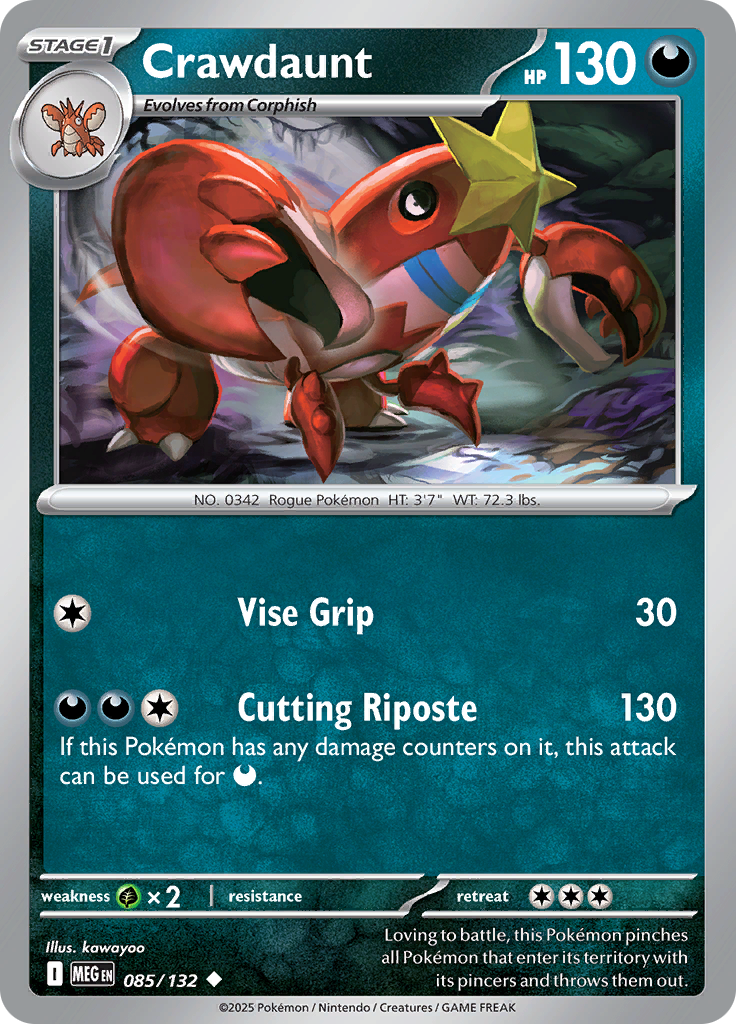 Crawdaunt — Mega Evolution 85
