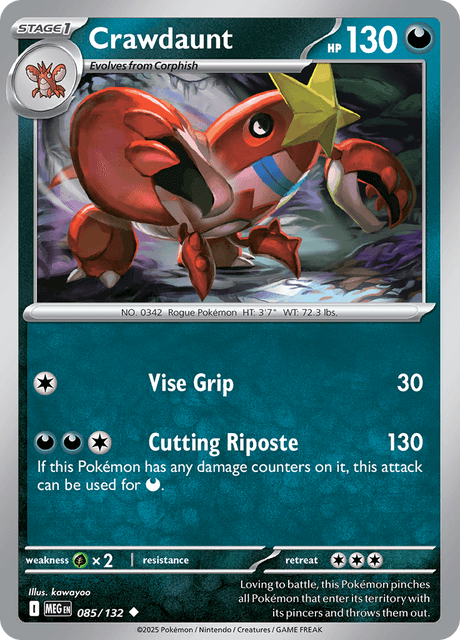 Crawdaunt — Mega Evolution 85