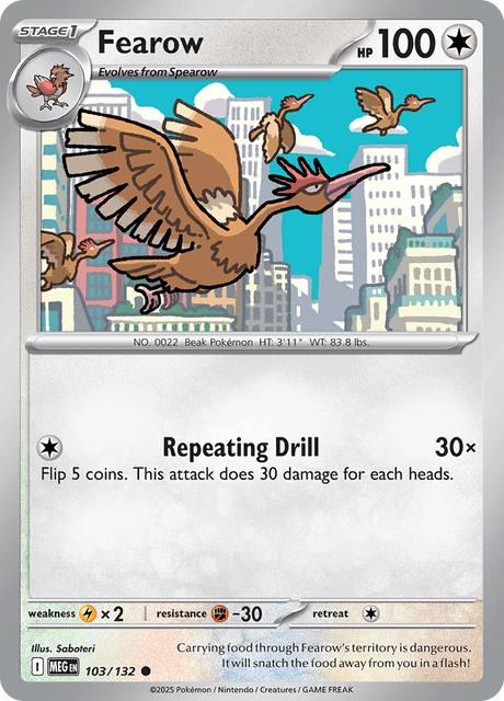 Fearow — Mega Evolution 103