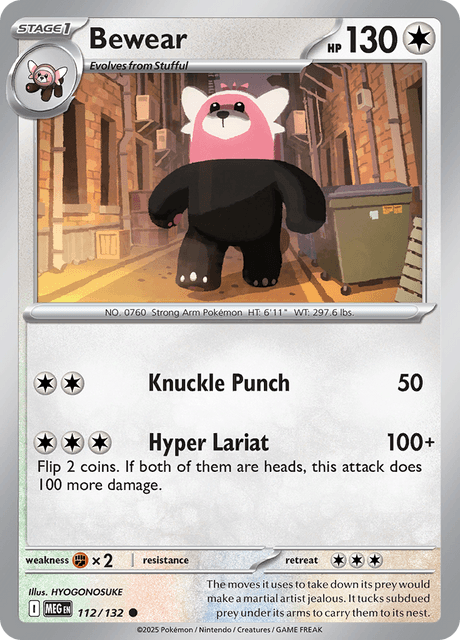 Bewear — Mega Evolution 112