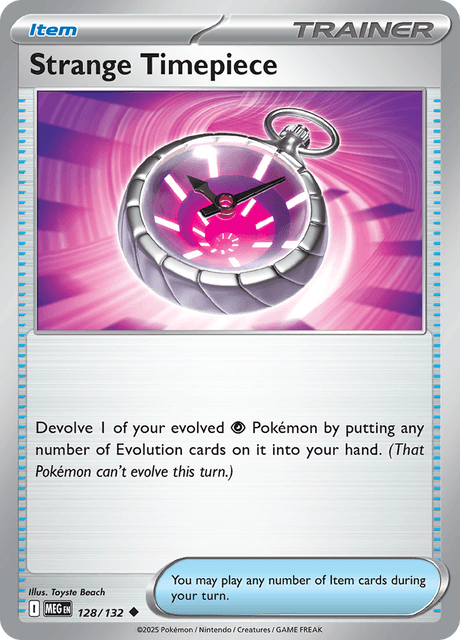 Strange Timepiece — Mega Evolution 128