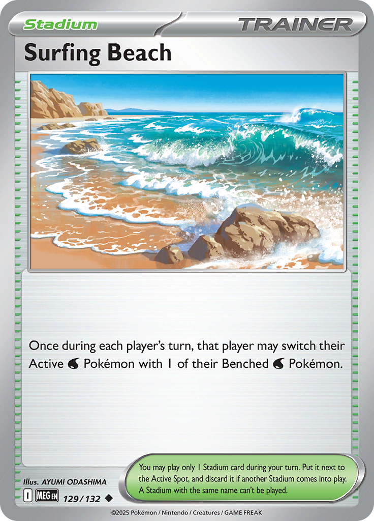 Surfing Beach — Mega Evolution 129